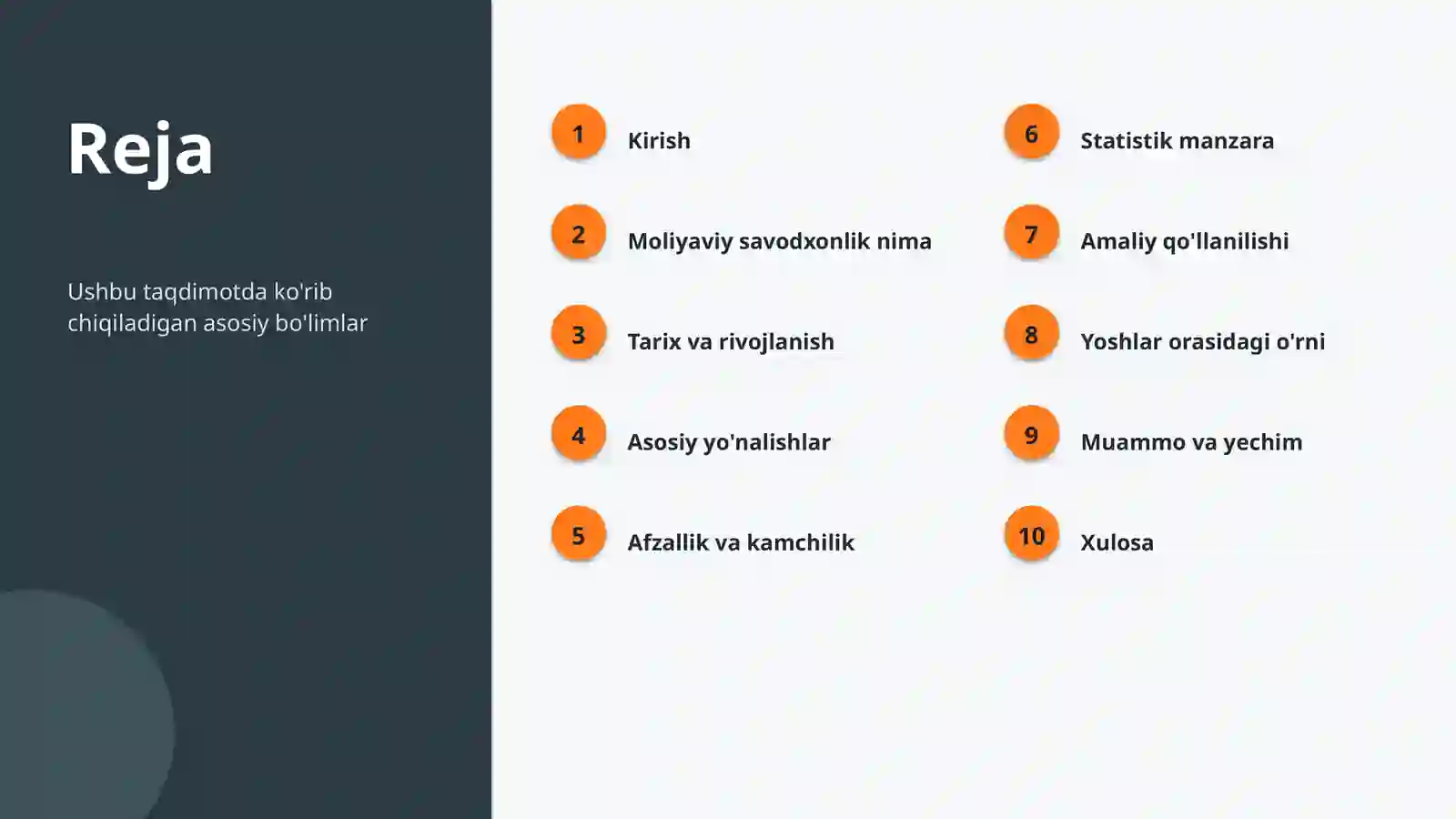 Moliyaviy savodxonlik 2