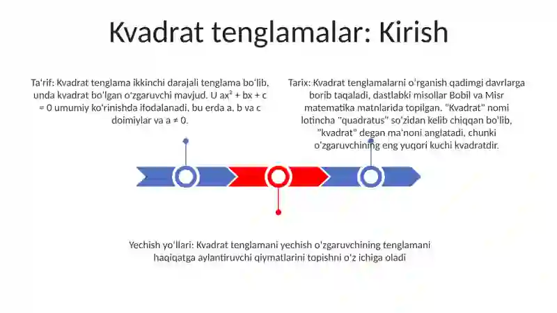Kvadrat Tenglama 2