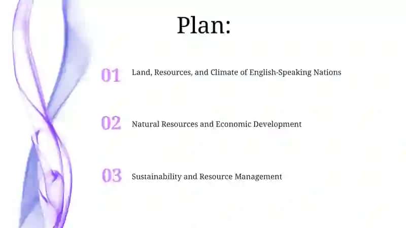 Geographand natural Resources of English speaking countries 2