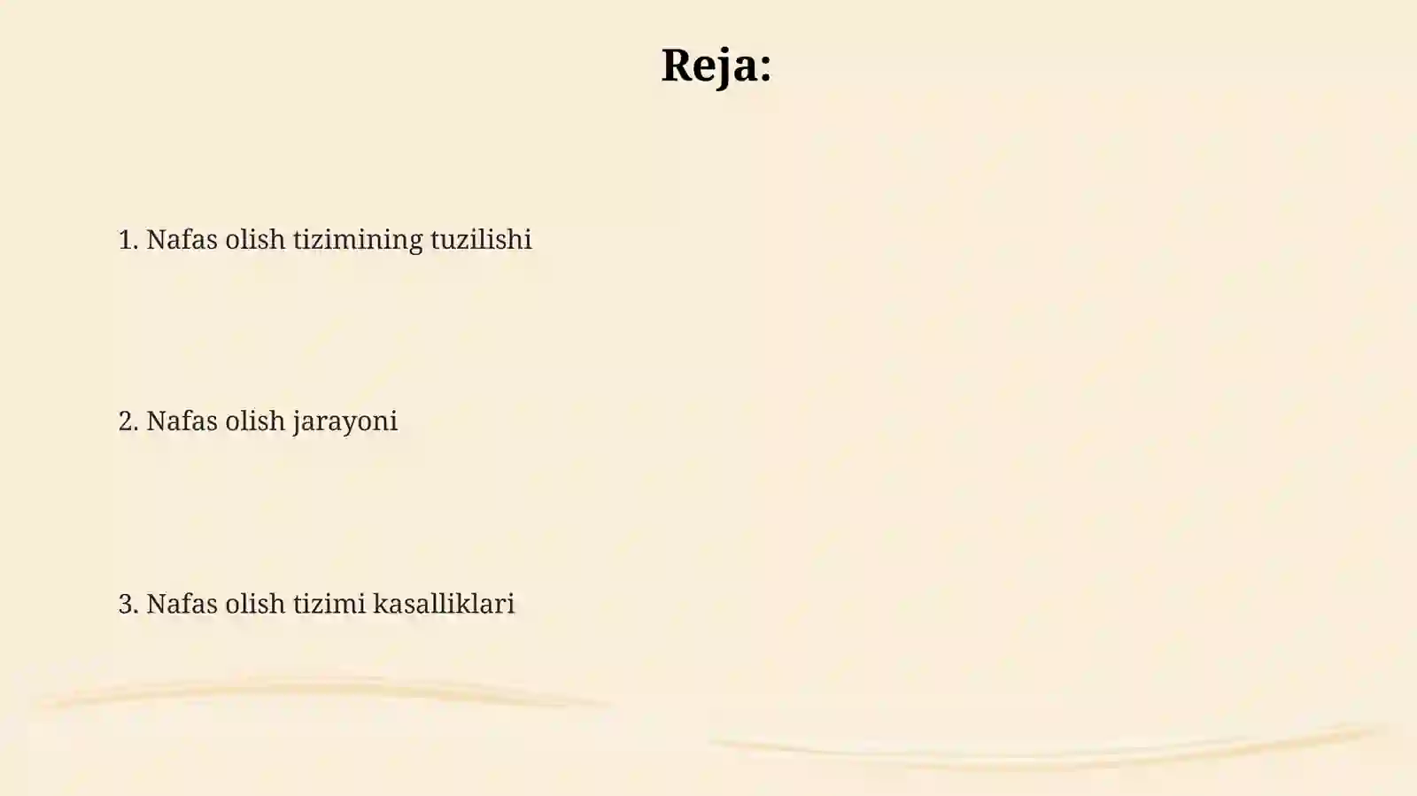Nafas olish tizimi 2