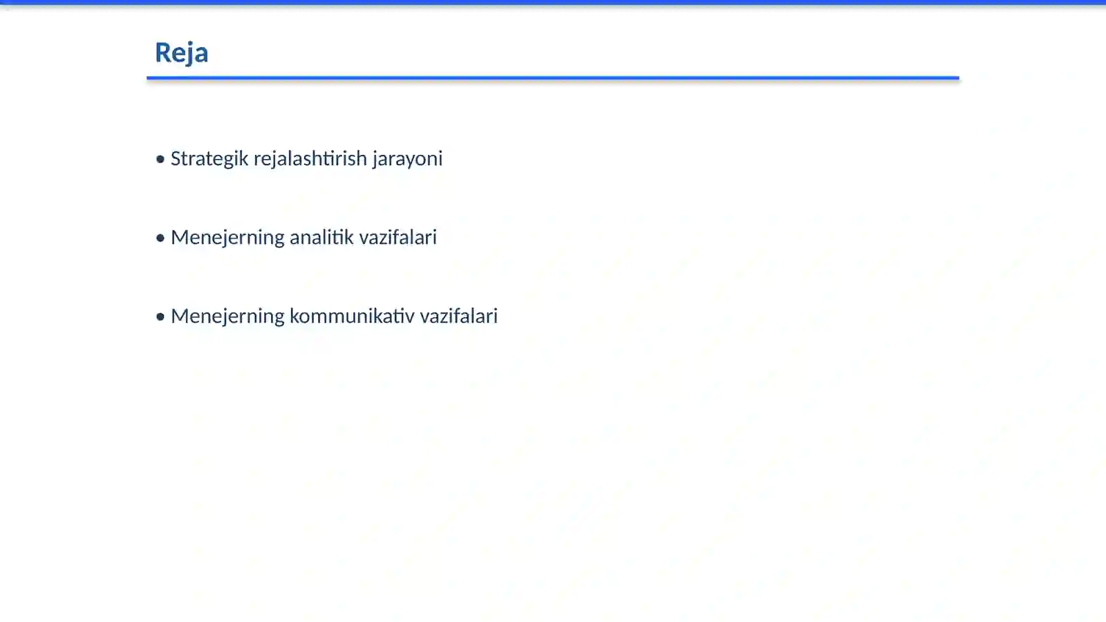 Strategiyani yaratishda va qayta ishlash jarayonida menejerning vazifalari 2