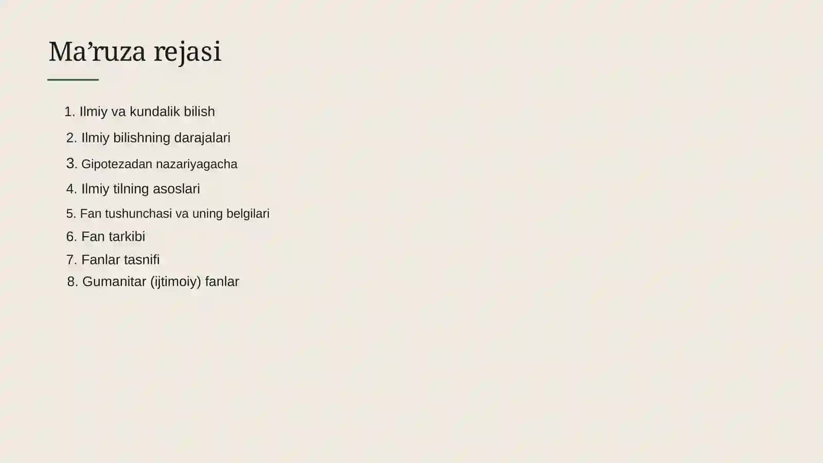 MAʼRUZA 1 2