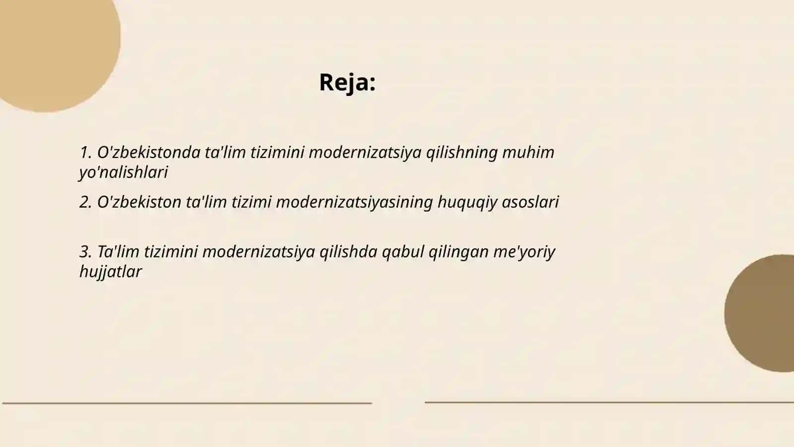 O'zbekistonda ta'lim tizimini modernizatsiyalash jarayoni 2