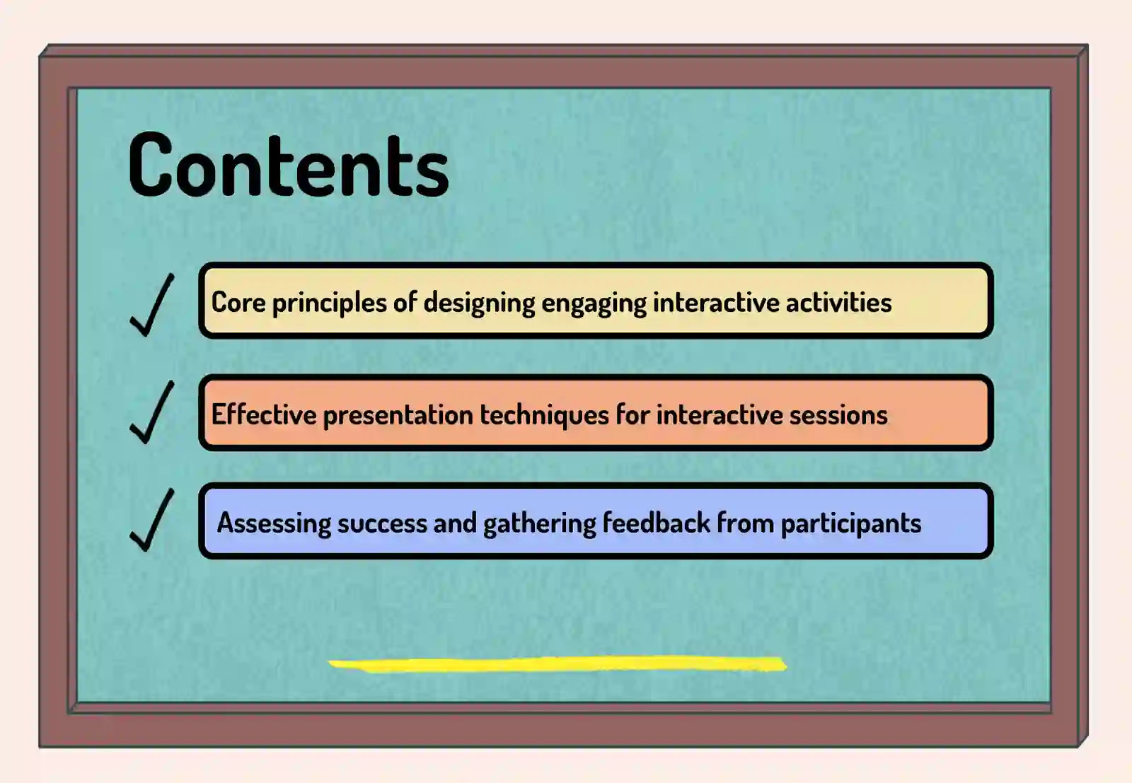 Designing and presenting an interactive activity 2