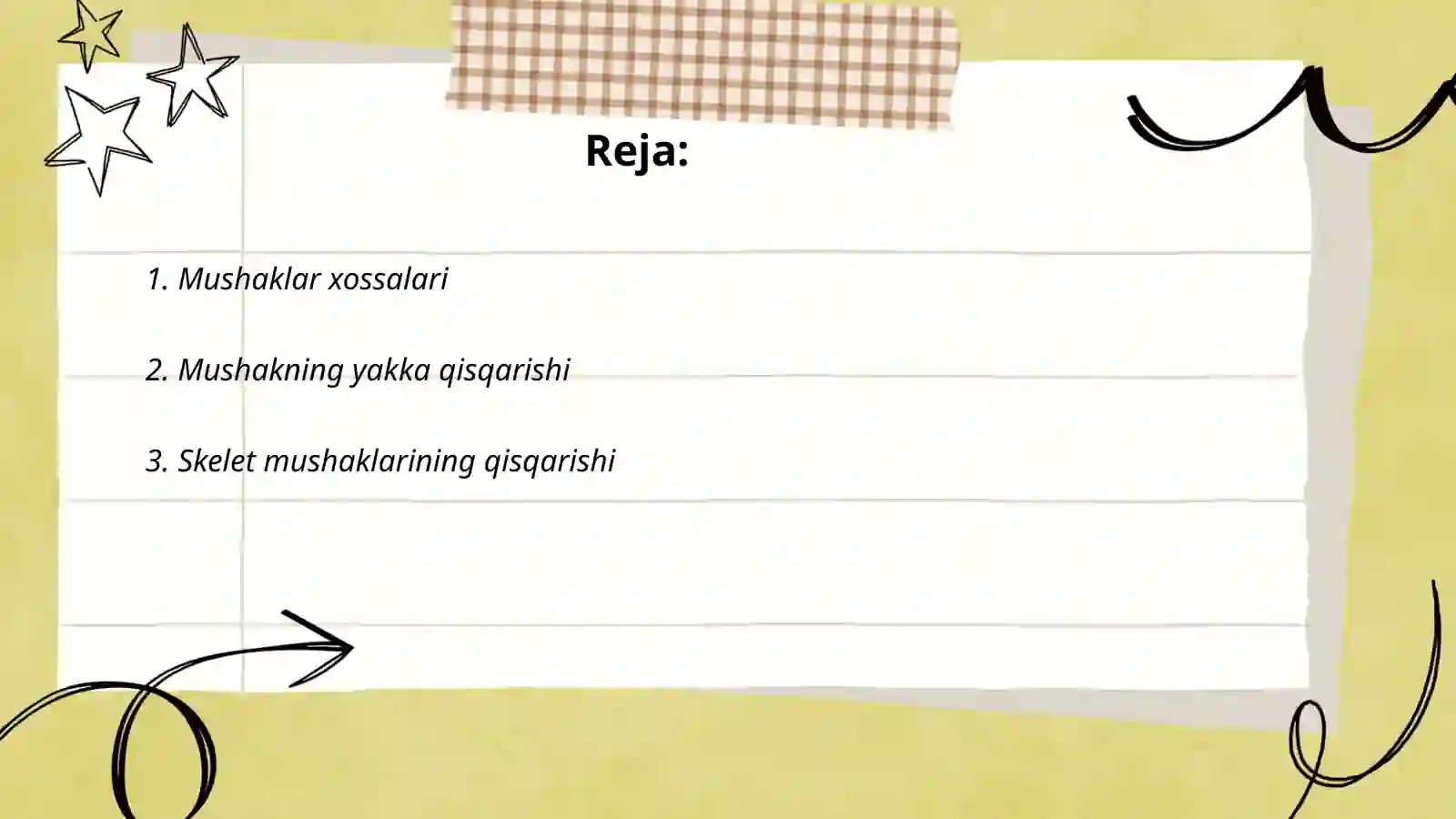 Mushaklar xossalari 2