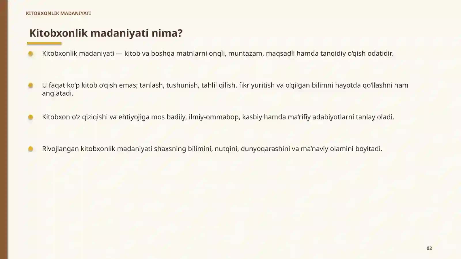 KITOBXONLIK MADANIYATI 2