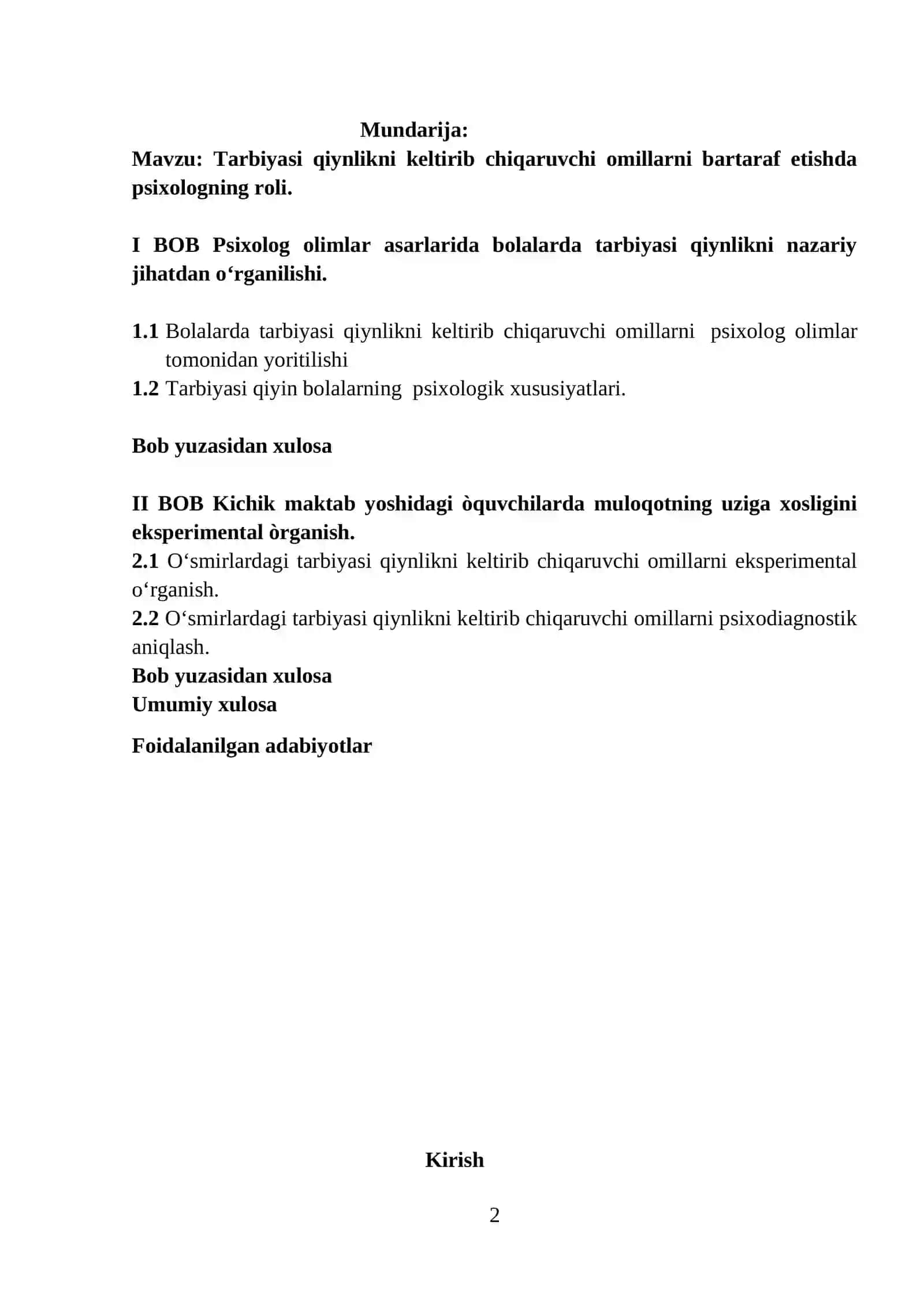 Tarbiyasi qiynlikni keltirib chiqaruvchi omillarni bartaraf etishda psixologning roli 2