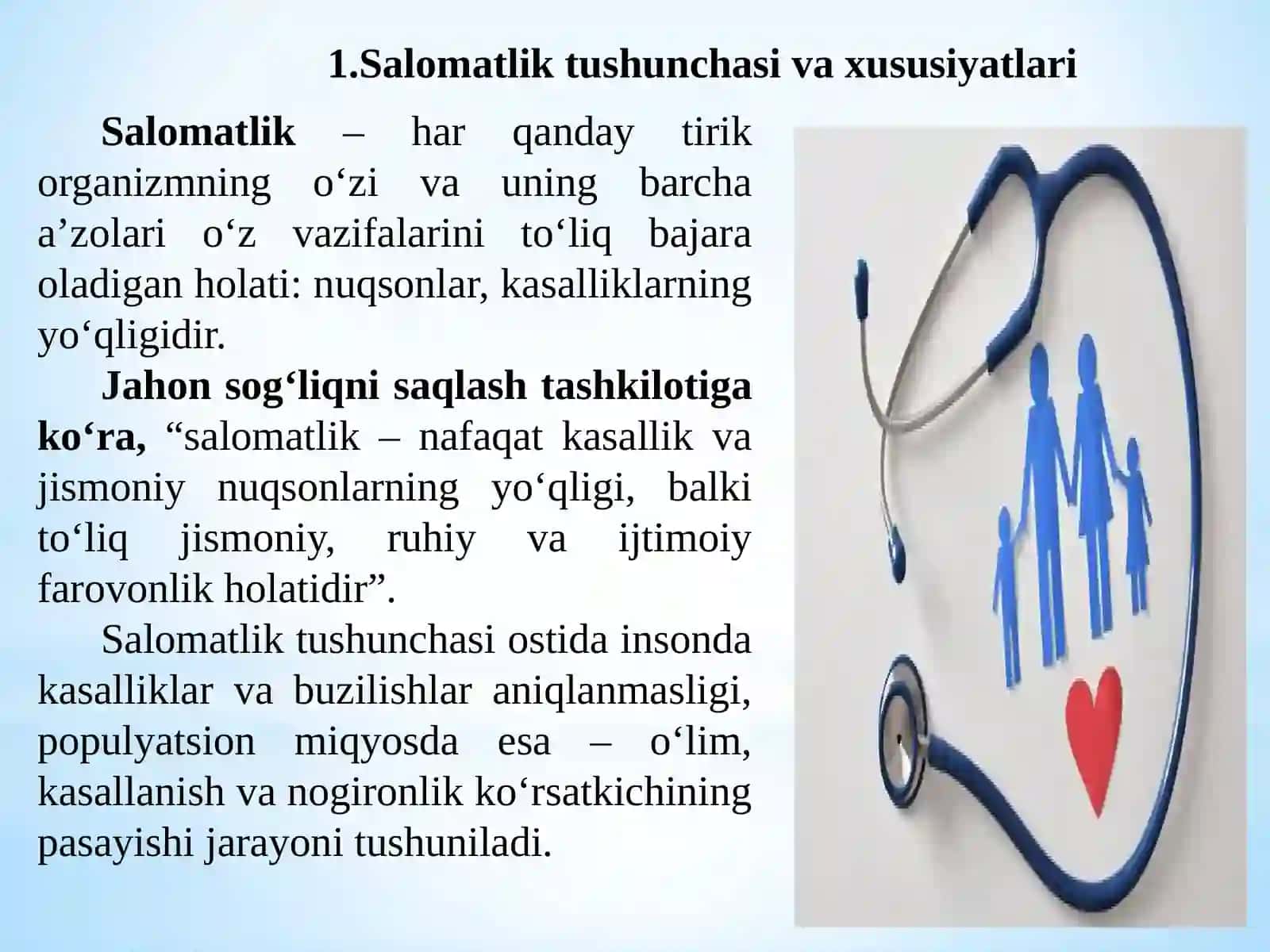 Salomatlik muammolari va tibbiy ijtimoiy xizmatlar 2