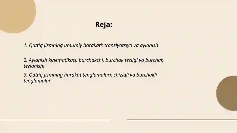 Qattiq jismning harakati.Kuch momenti 2