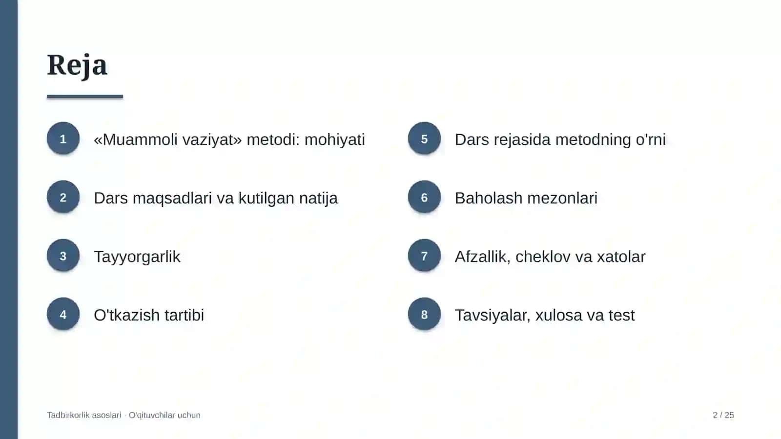 tadbirkorlik asoslari darslarida muammoli vaziyat metodidan foydalanish 7097 2