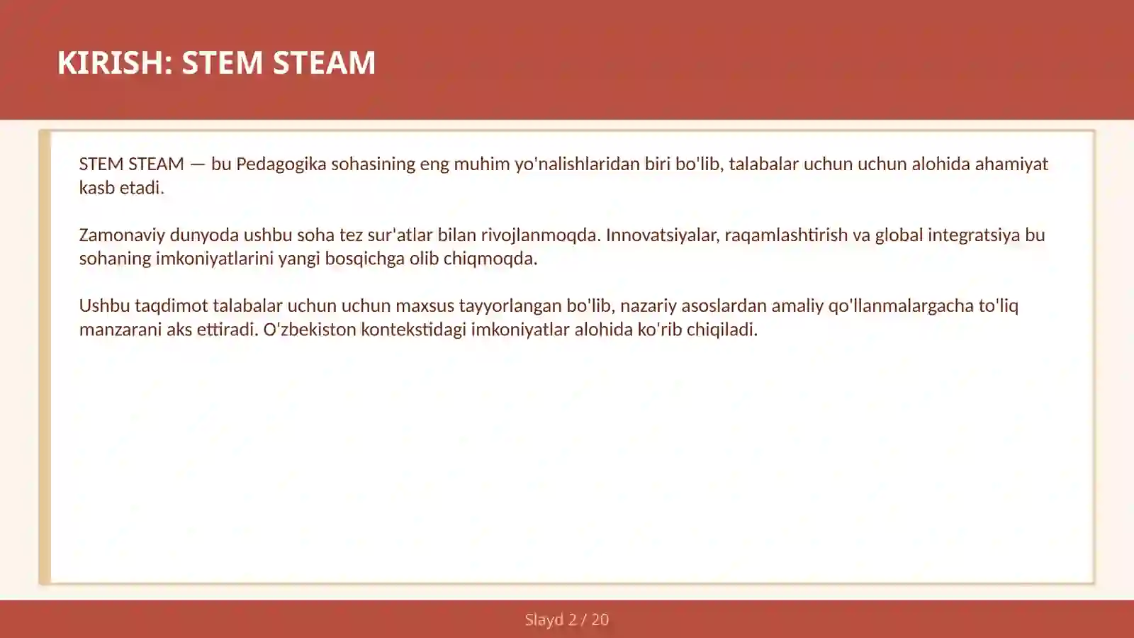 STEM STEAM 2