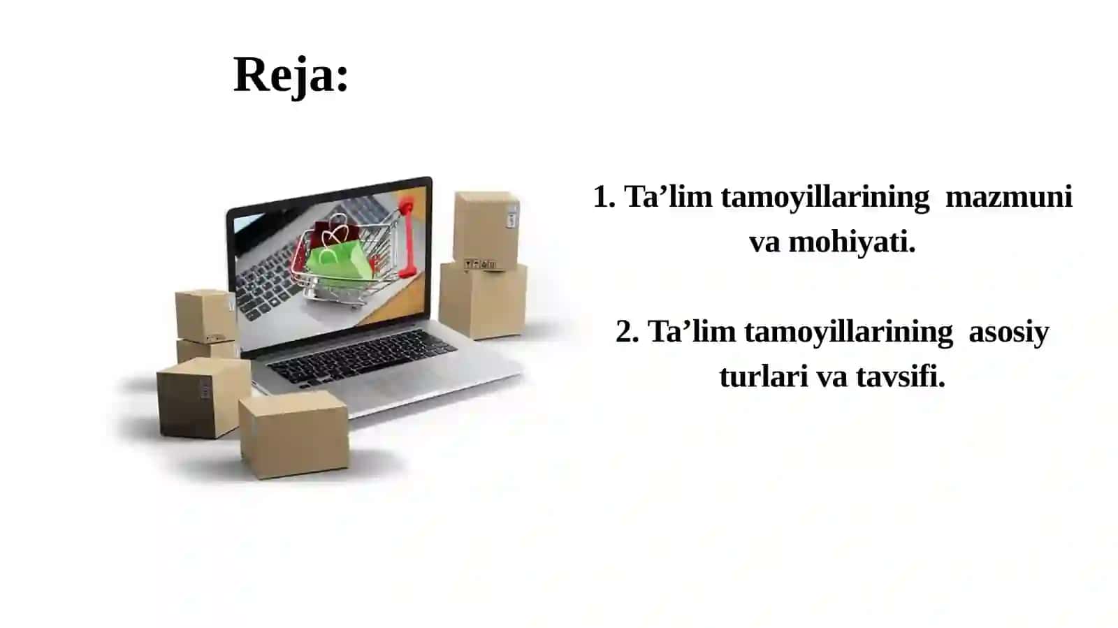 Boshlang‘ich ta’lim pedagogikasida ta’lim qonuniyatlari, qoidalari va tamoyillari 2