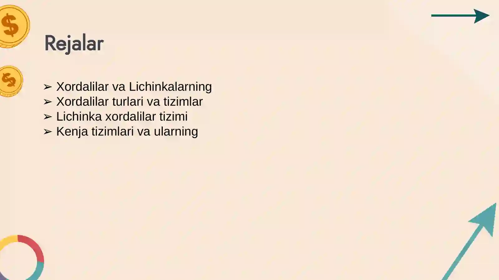 XORDALILAR TIPI LICHINKA XORDALILAR KENJA TIPI SISTEMATIKASI 2