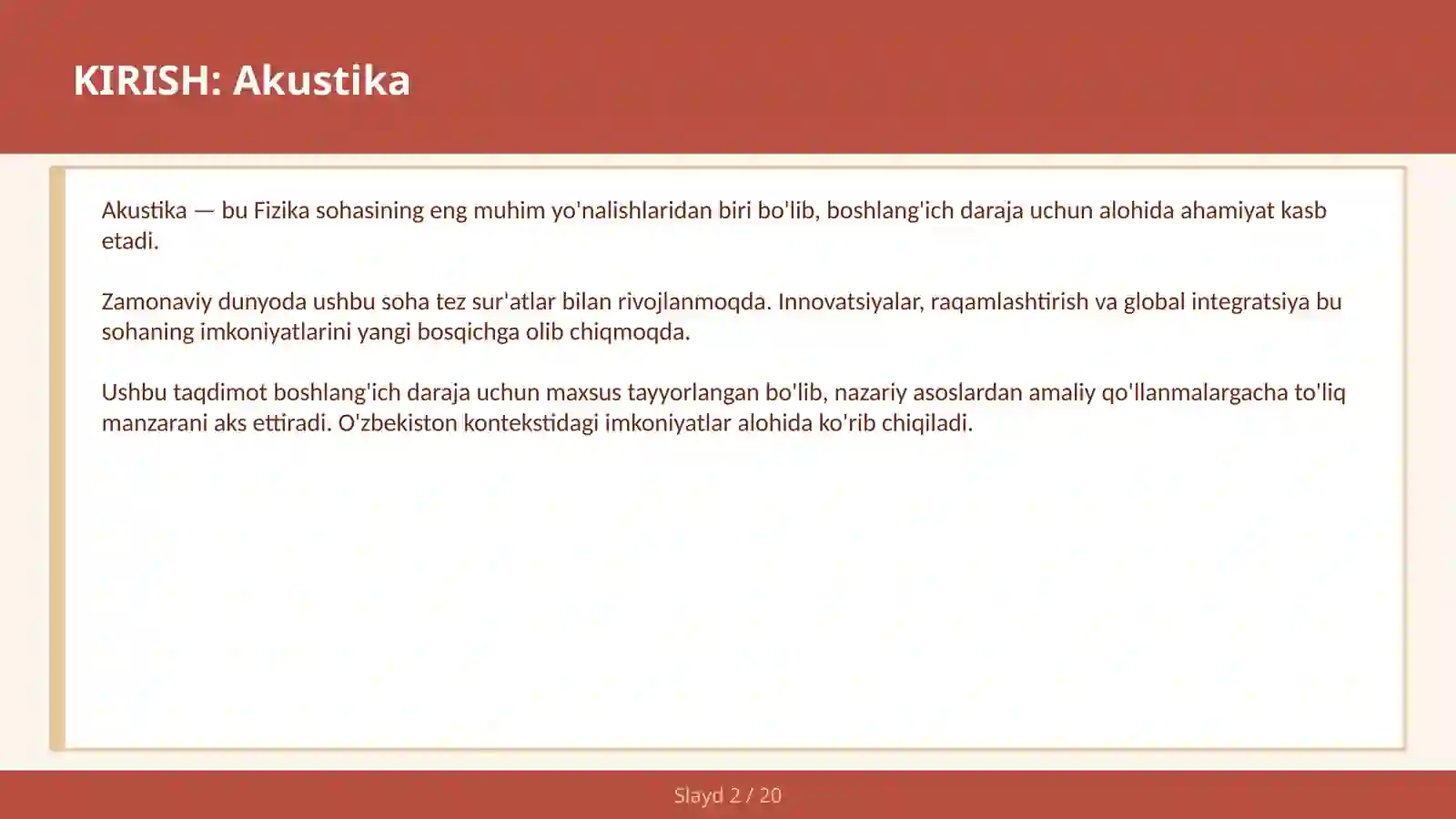 Akustika 2