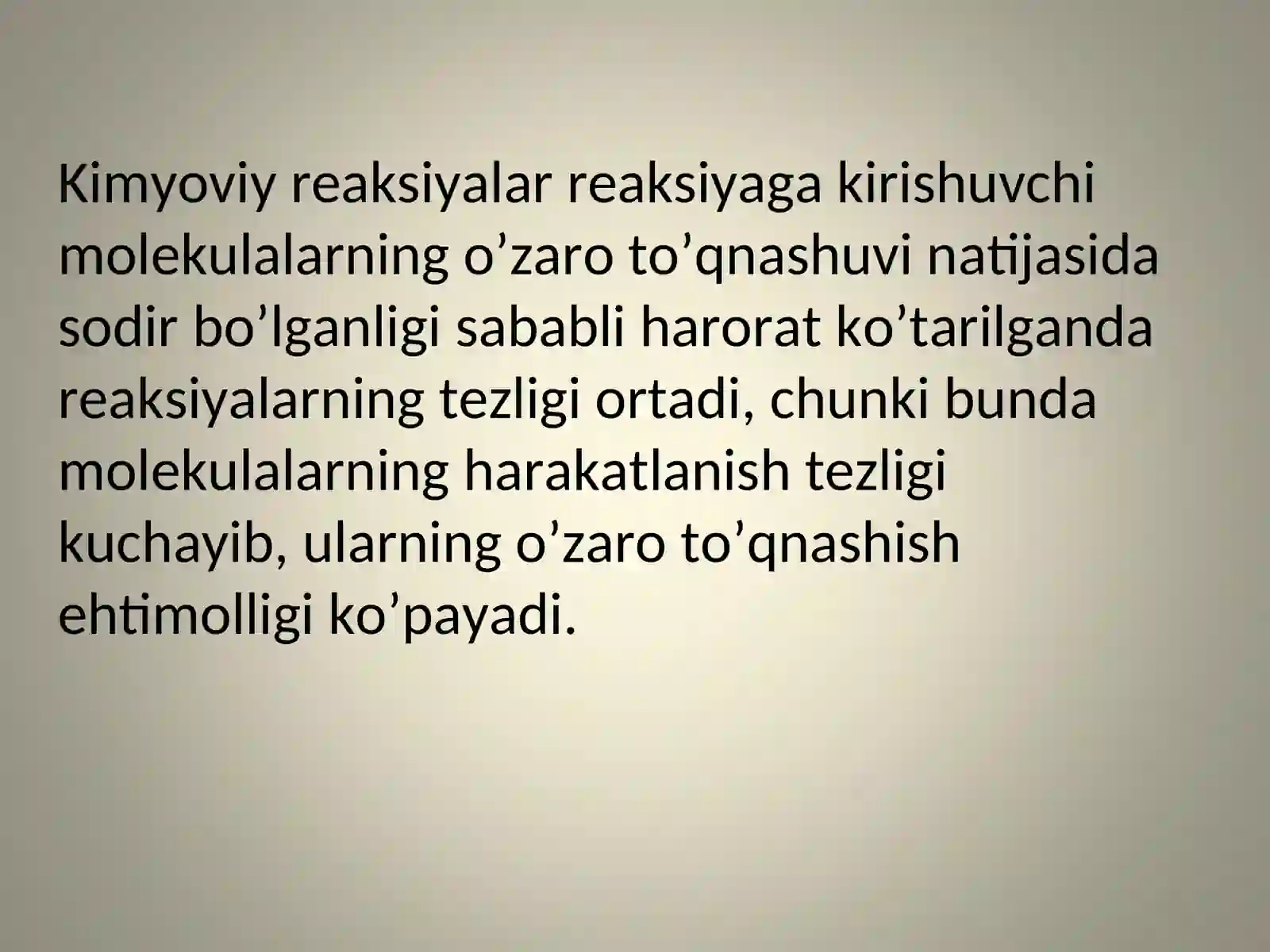 Kimyoviy reaksiyalar 2
