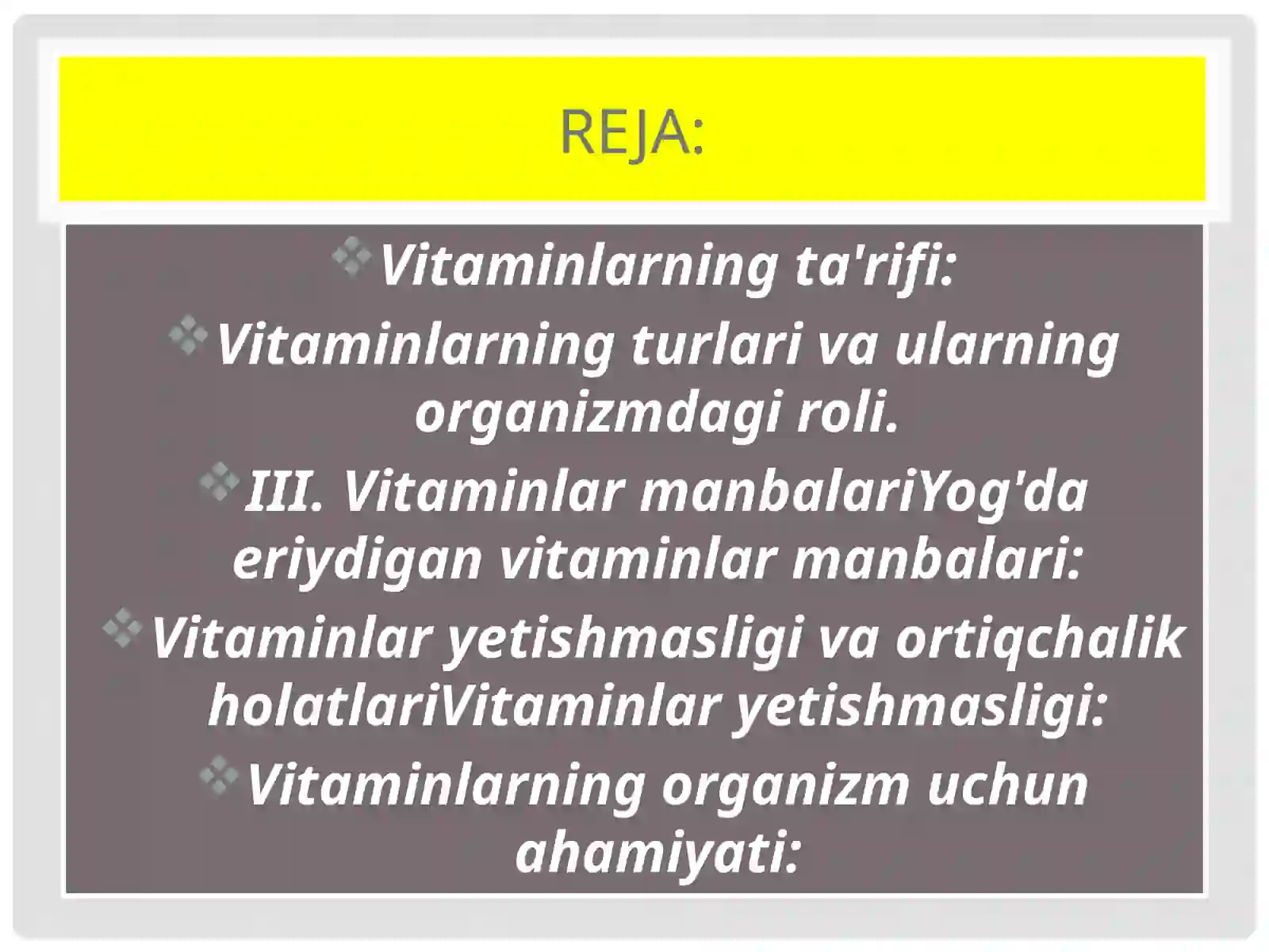Vitaminlar 2