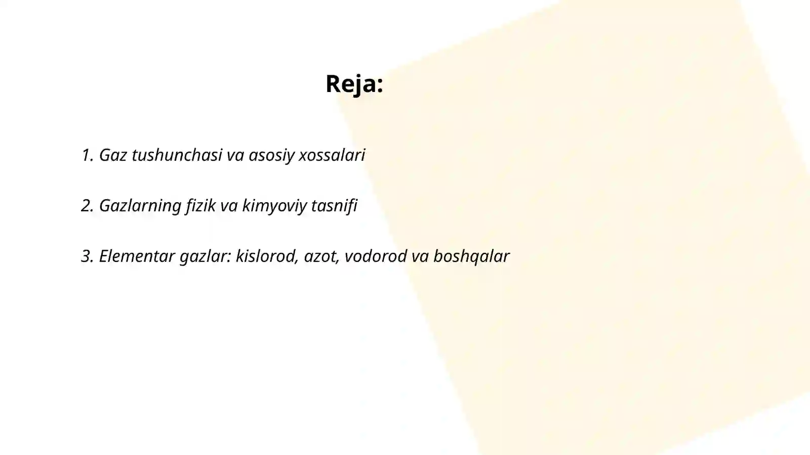 Gaz va uning turlari 2