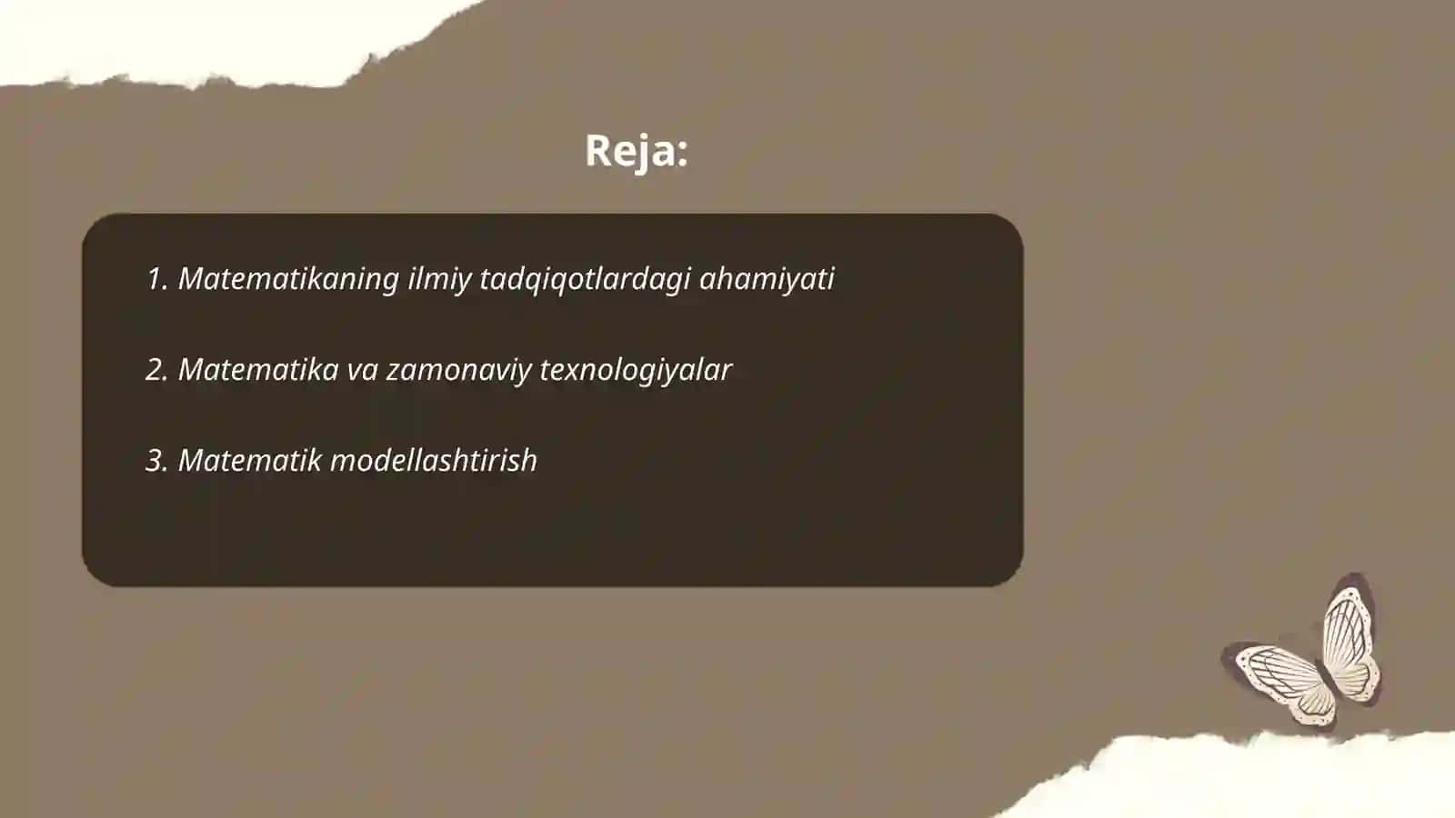 Matematikaning borliqni bilishdagi vazifasi 2
