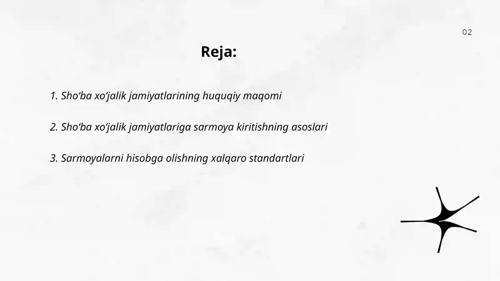 Shoʻba xoʻjalik jamiyatlariga sarmoyalarni hisobga olish va konsolidatsitalashgan moliyaviy hisobotlarni tuzish tartibi 2