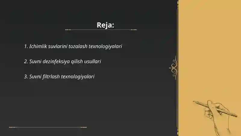 Ichimlik suvlari texnologiyas 2