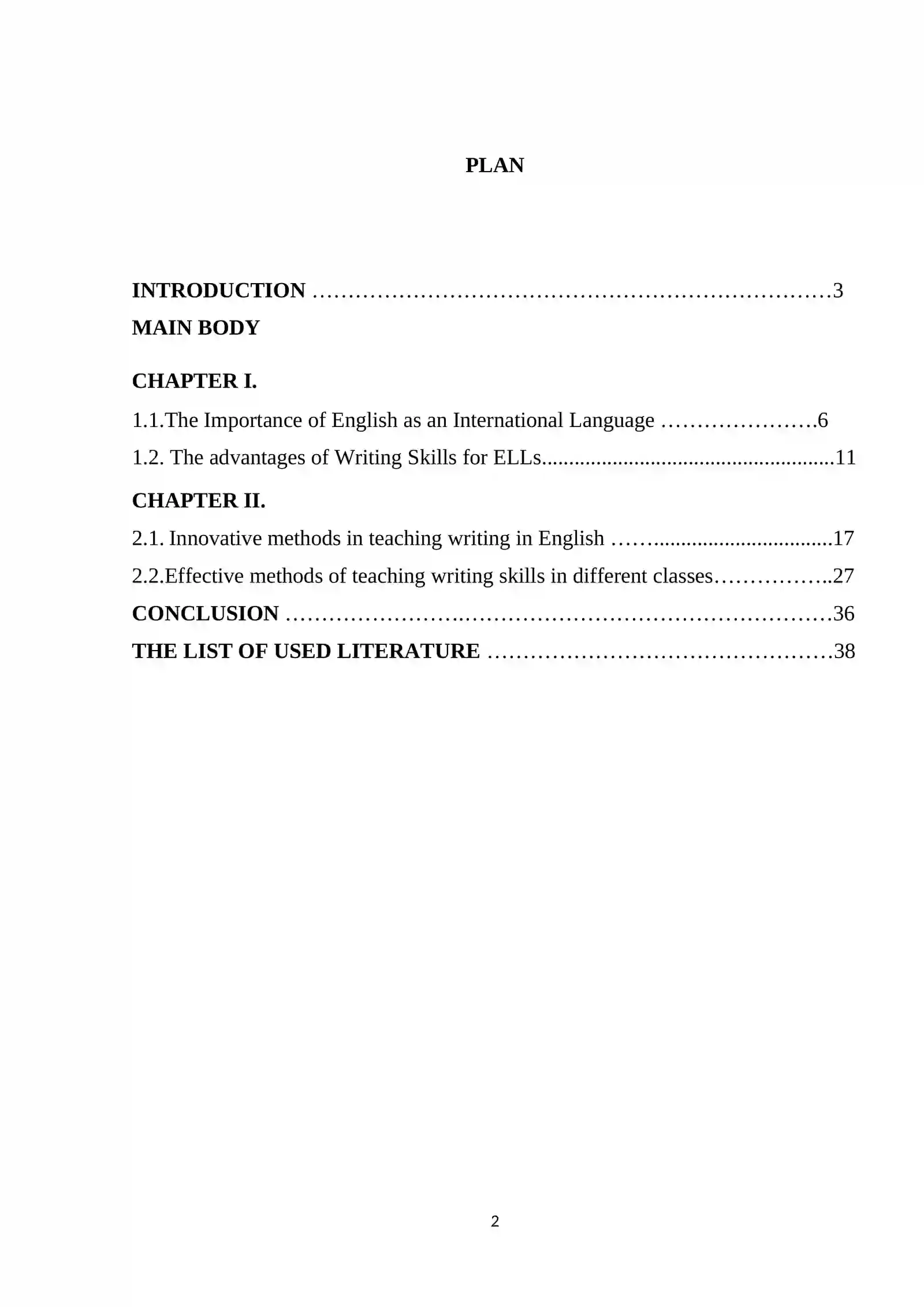 TEACHING WRITING IN ENGLISH 2