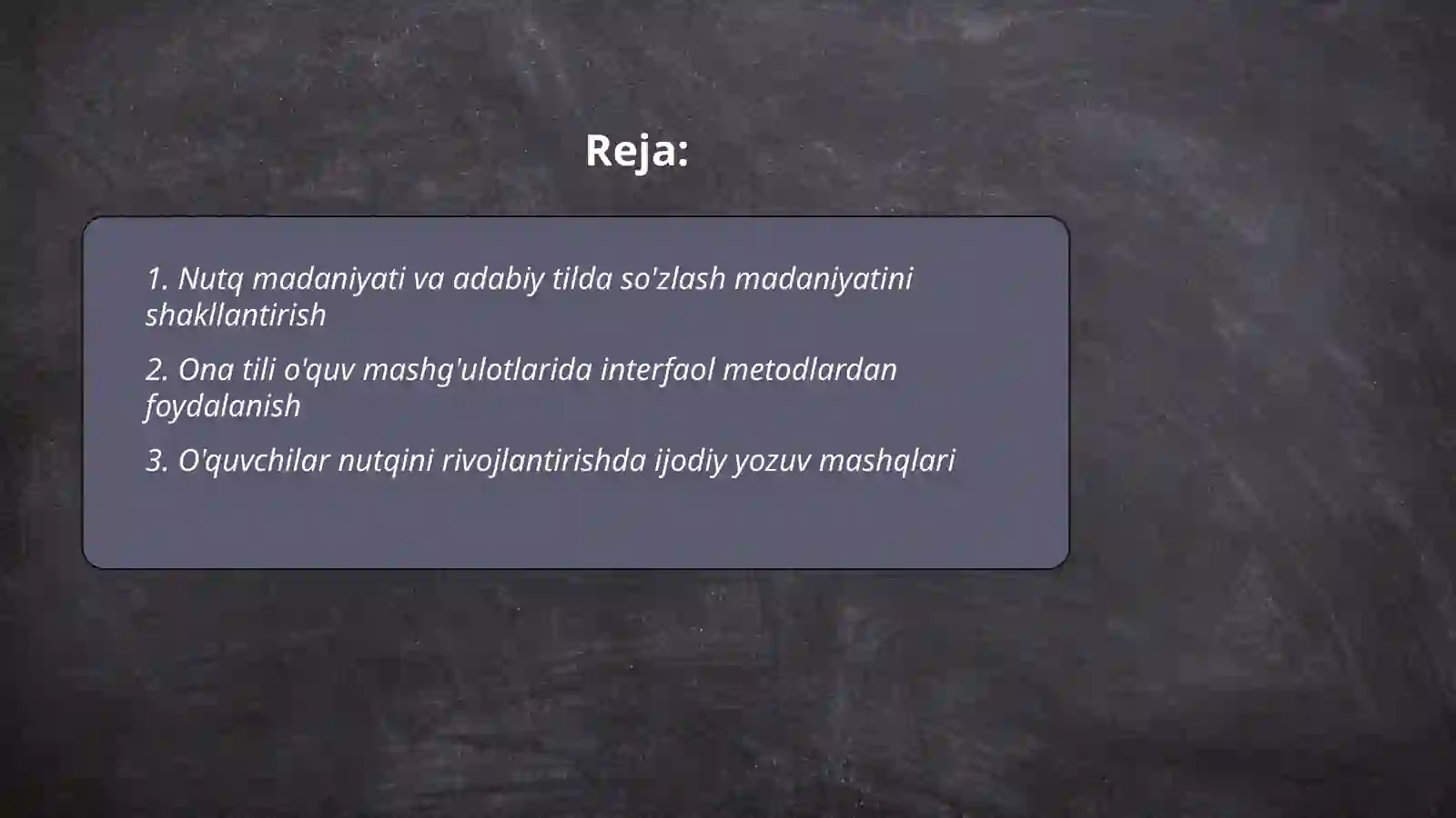 Ona tili ta'limi 2