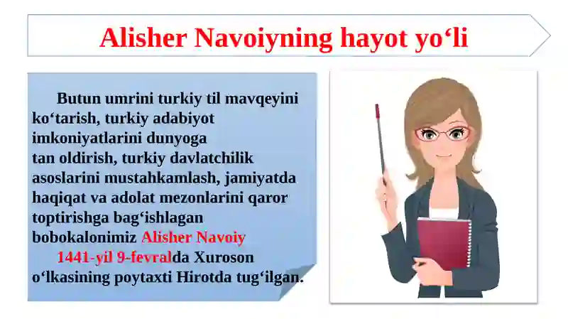 Alisher Navoiy hayoti 2