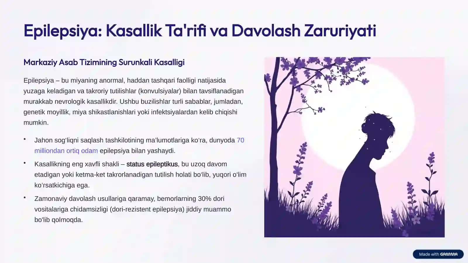Epilepsiyaga Qarshi Vositalar: Litiy Tuzlari va Sedativ Vositalarning Farmakologiyasi 2