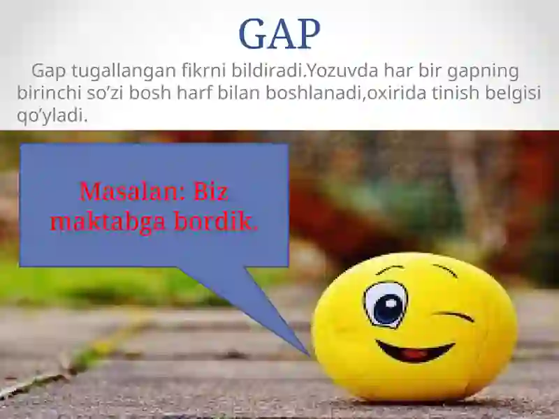 GAP VA UNING TURLARI 2