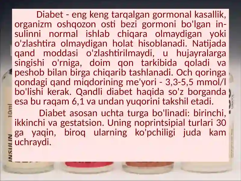 Qandli diabet 2