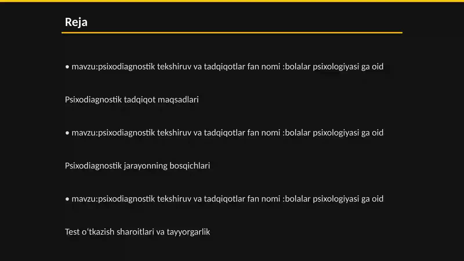 psixodiagnostik tekshiruv va tadqiqotlar 2