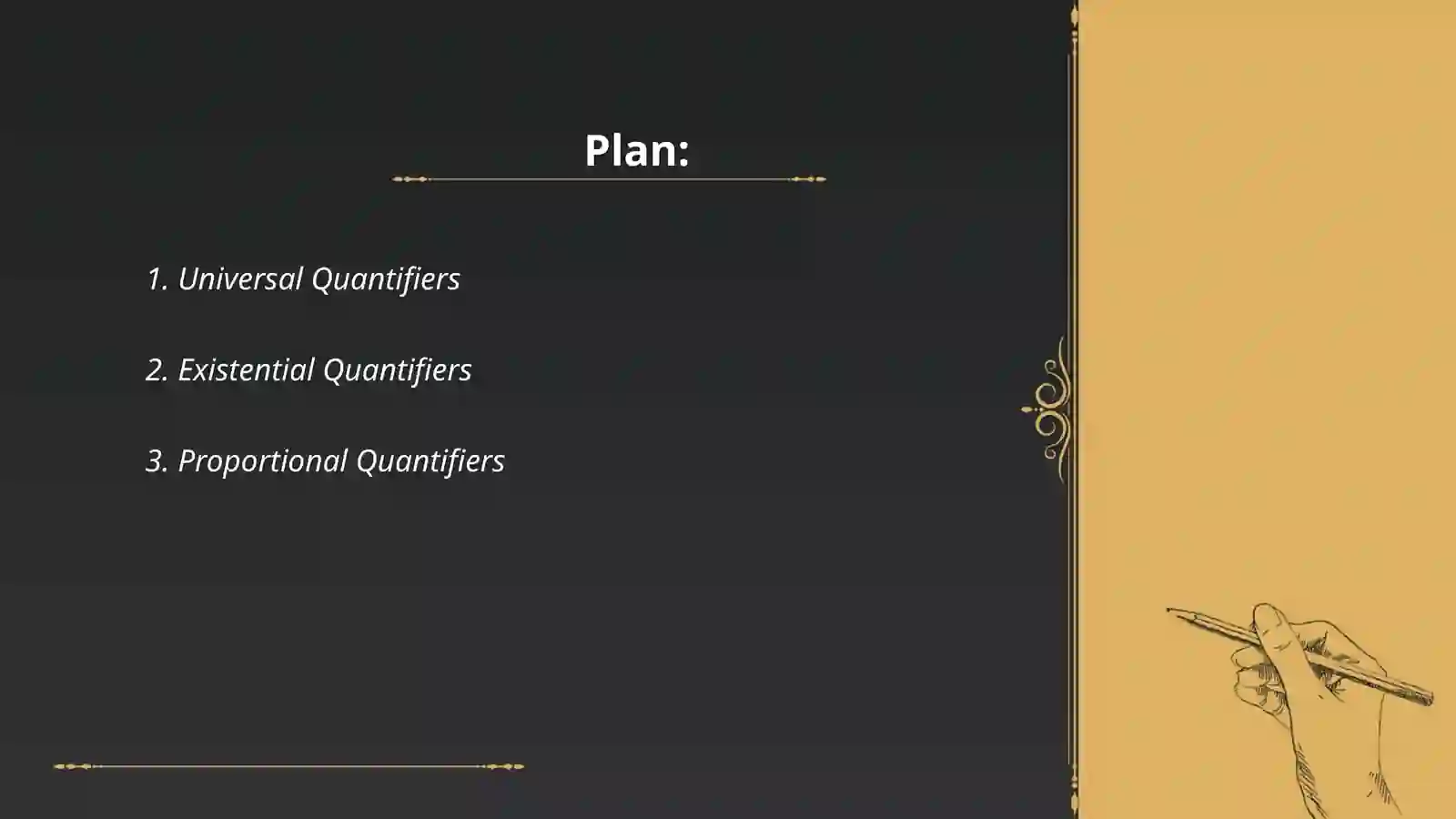 Universal Quantifiers 2