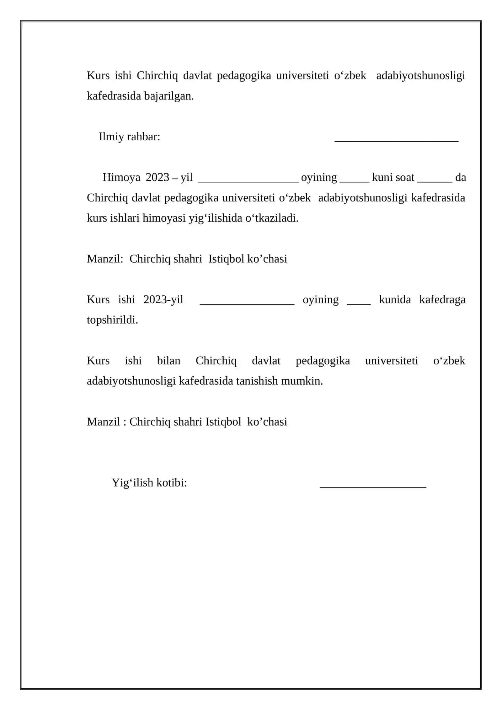 AKADEMIK LITSEYLARDA SAID AHMADNING ‘‘UFQ’’ TRILOGIYASINI SAVOL VA TOPSHIRIQLAR ASOSIDA O‘RGANISH 2