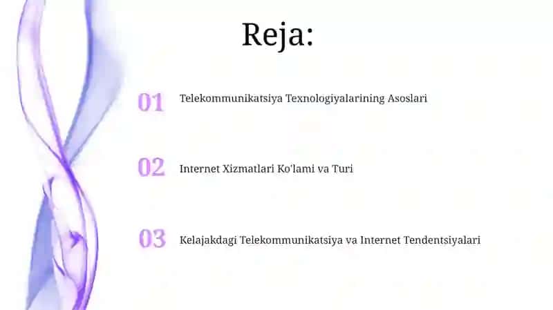 Telekommunikatsiya Texnologiyalarining Asoslari 2