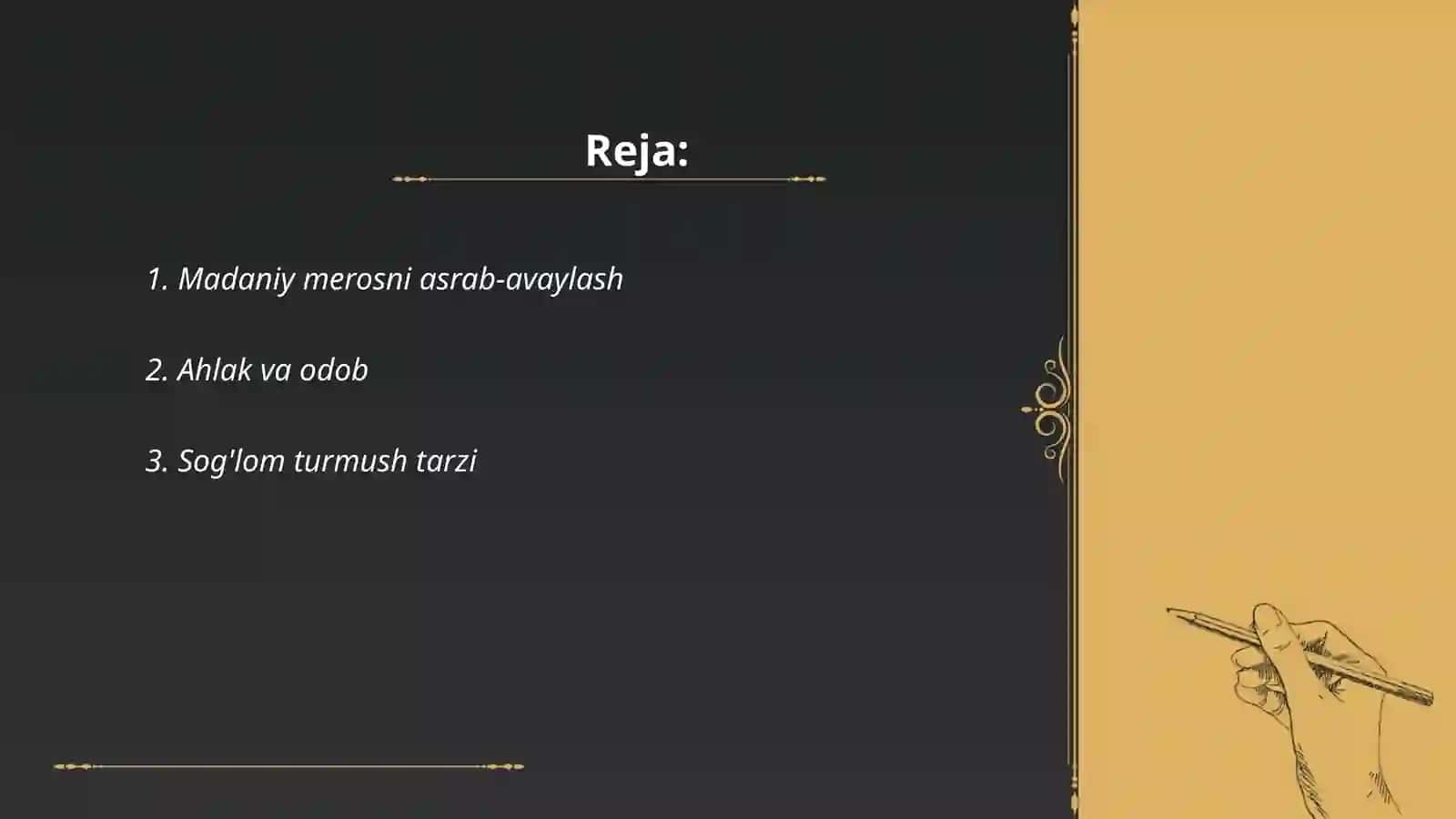 Madaniy merosni asrab-avaylash 2