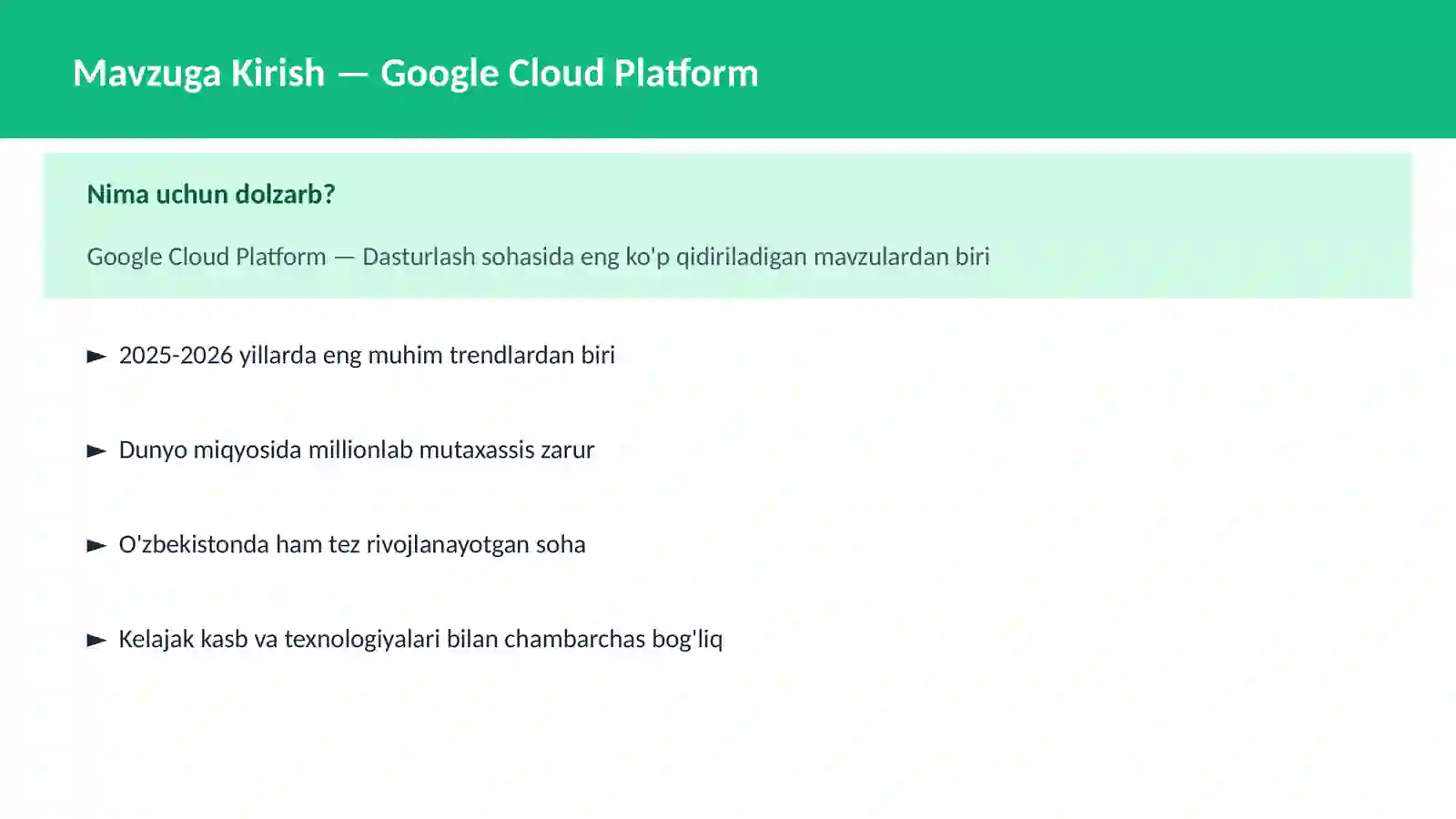 DASTURLASH | CLOUD VA DEVOPS 2