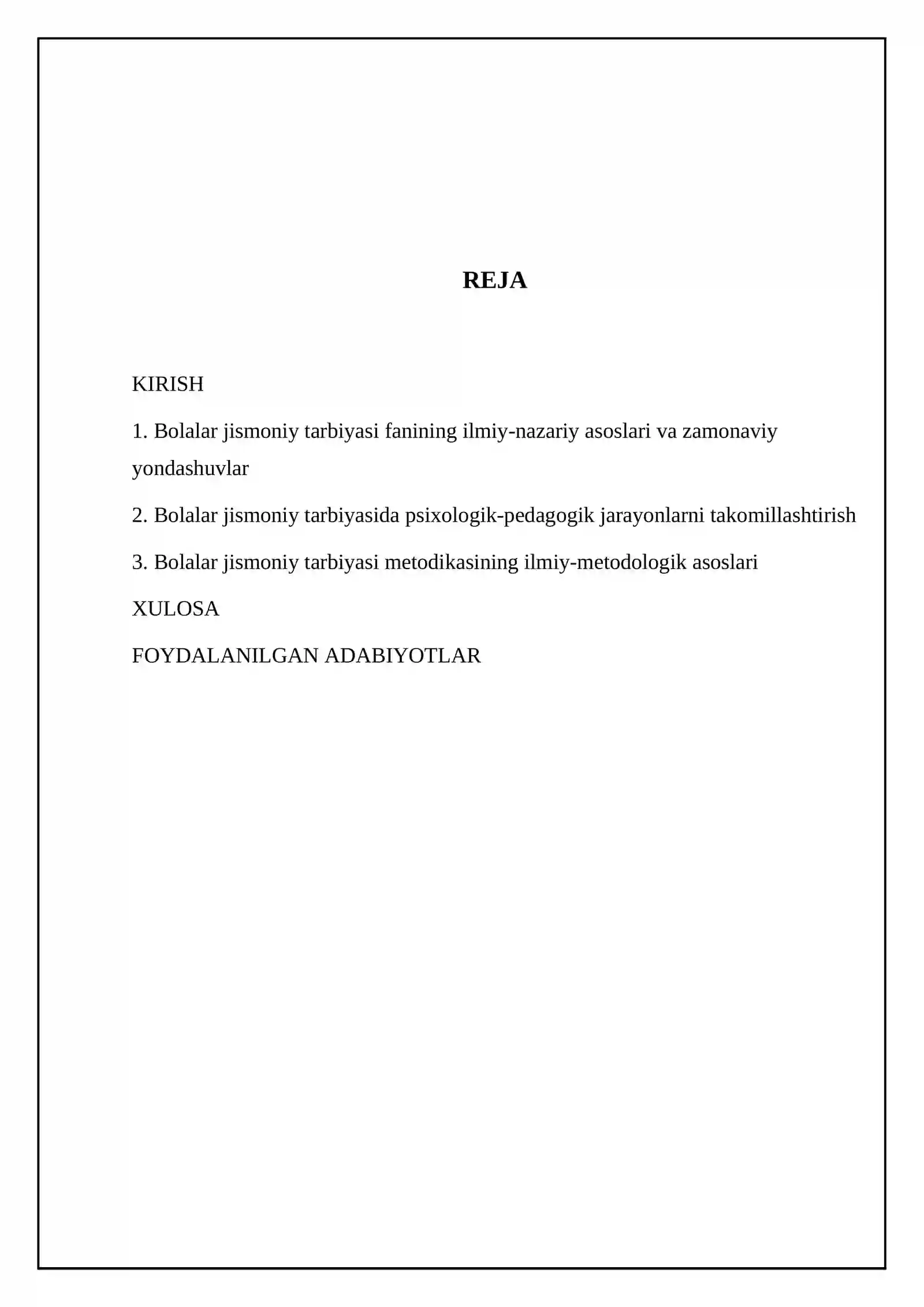 Bolalar jismoniy tarbiyasi fanining metodologik, ilmiy-nazariy, psixologik-pedagogik asoslari 2
