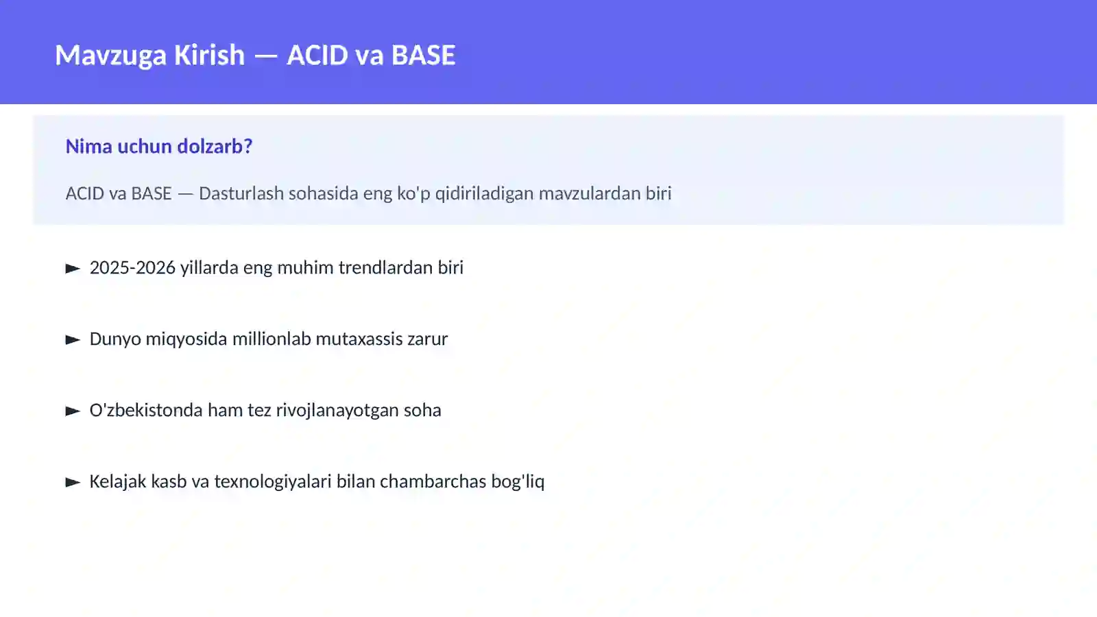 ACID va BASE 2