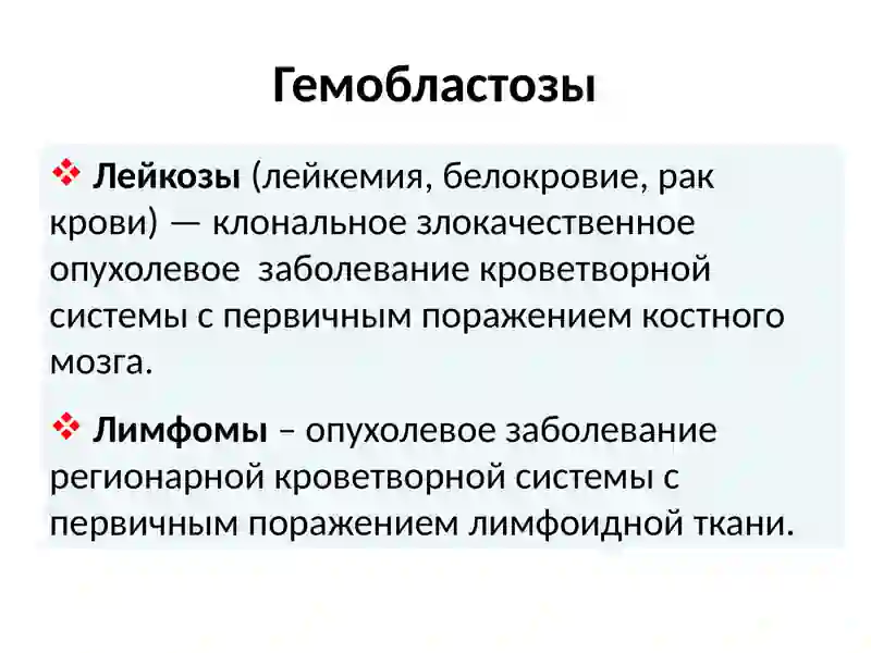 Лейкозы классификация лейкозов 2