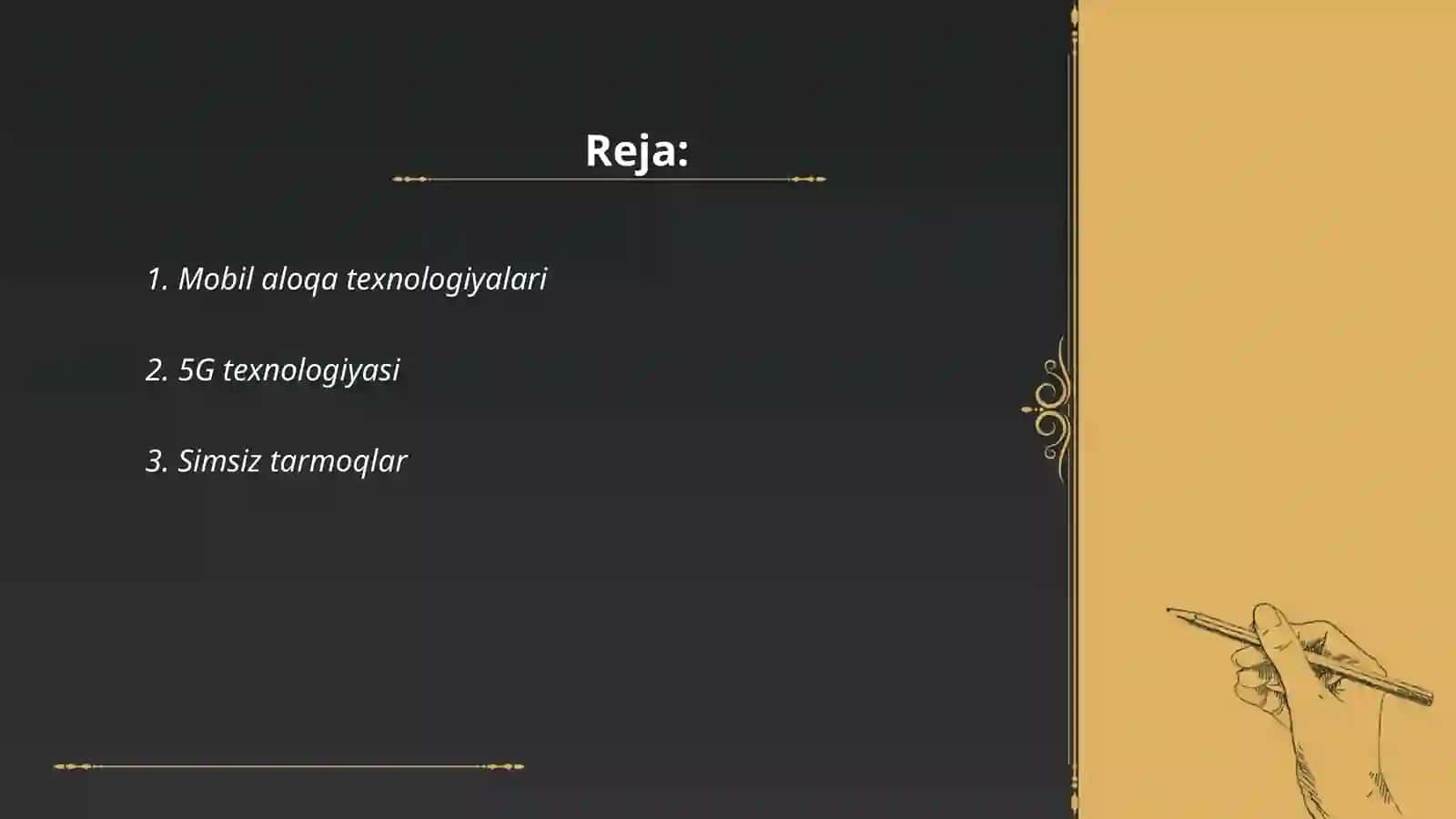 Mobil aloqa texnologiyalari 2