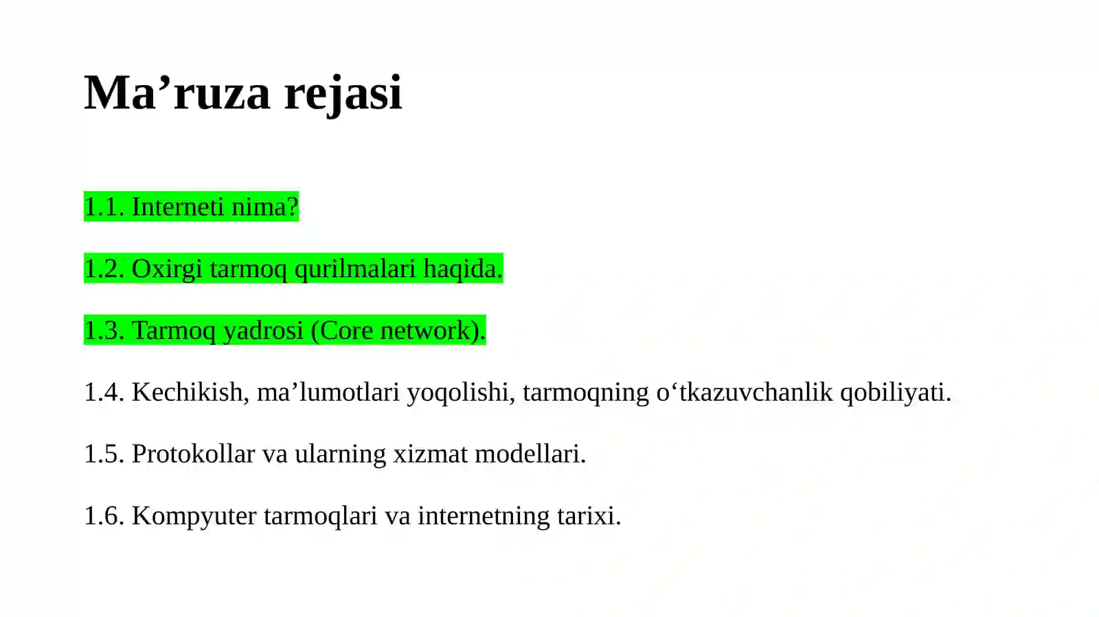 Kompyuter tarmoqlari va internet 2