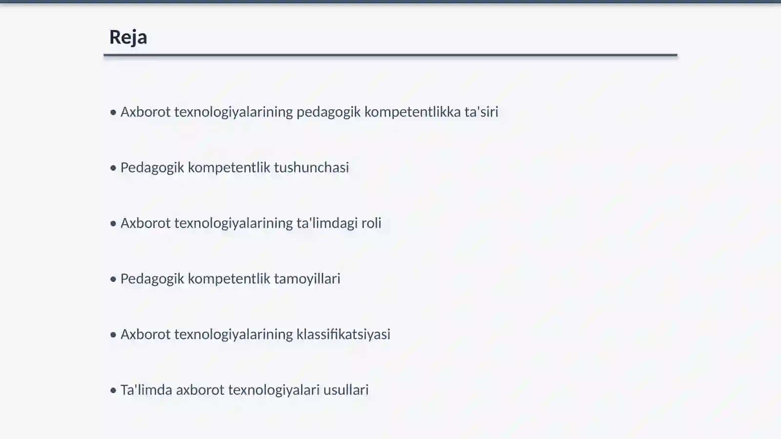Pedagogik kоmpеtеntlikni shаkllаntirishdа ахbоrоt tехnоlоgiyasi tushunchаsi vа klаssifikаtsiyasi 2