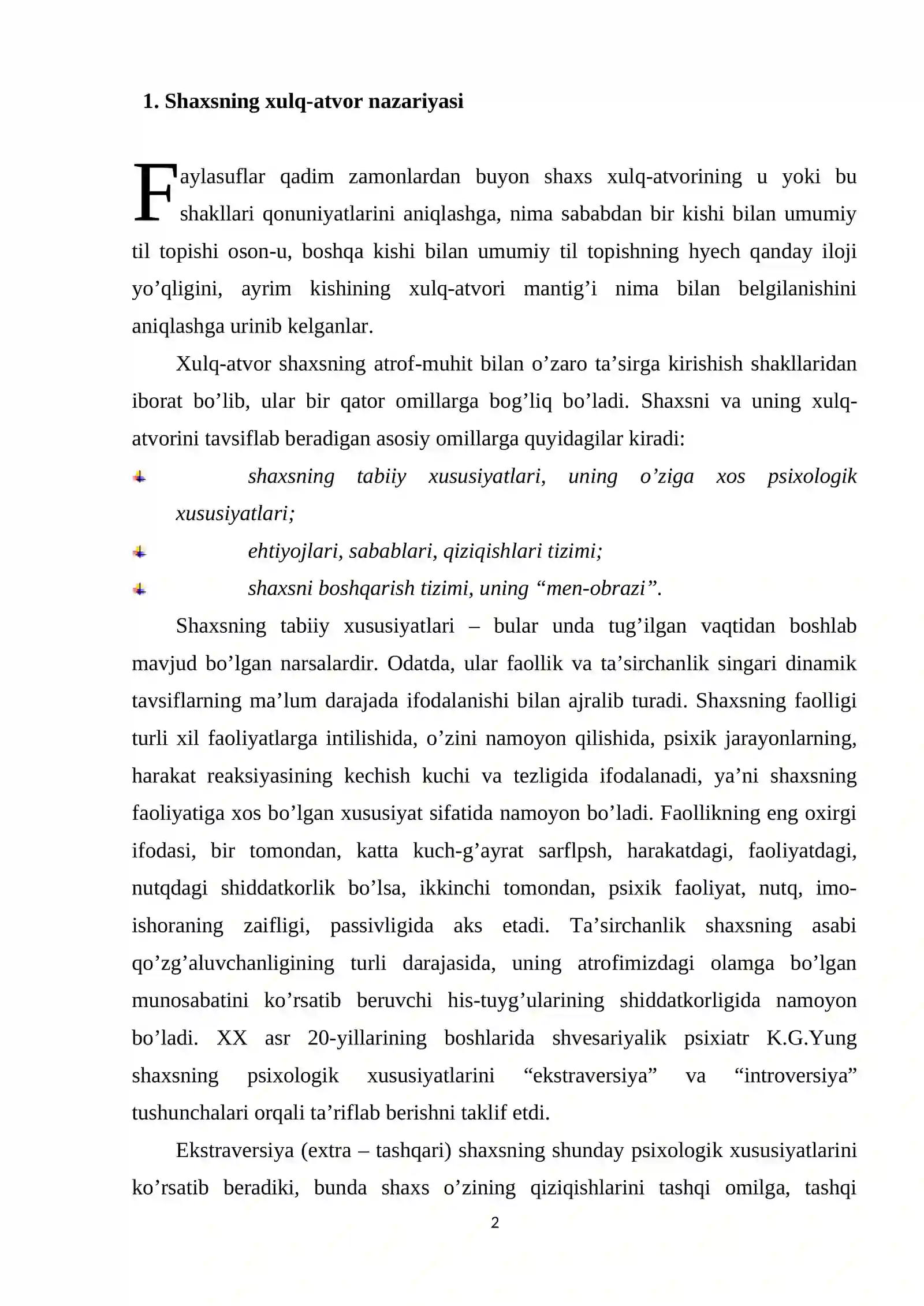 Deviant xulq va temperament 2