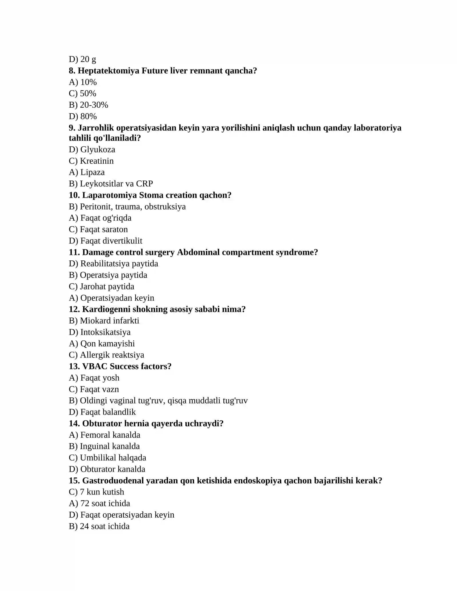 Ordinatura test bazalari 2