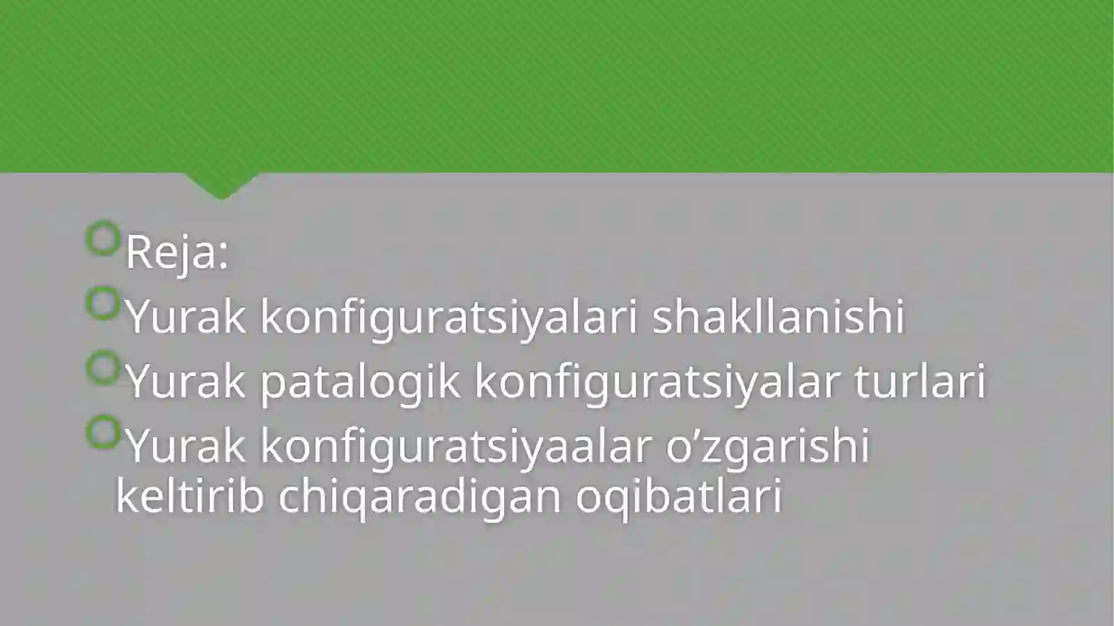 Yurak konfiguratsiyasi 2