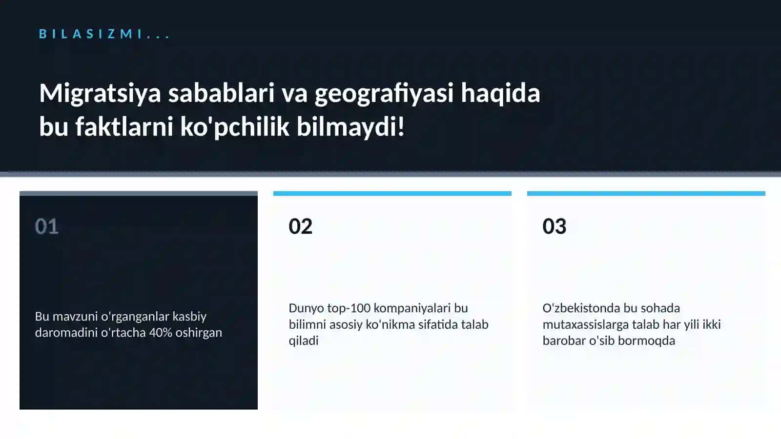 Migratsiya sabablari va geografiyasi 2