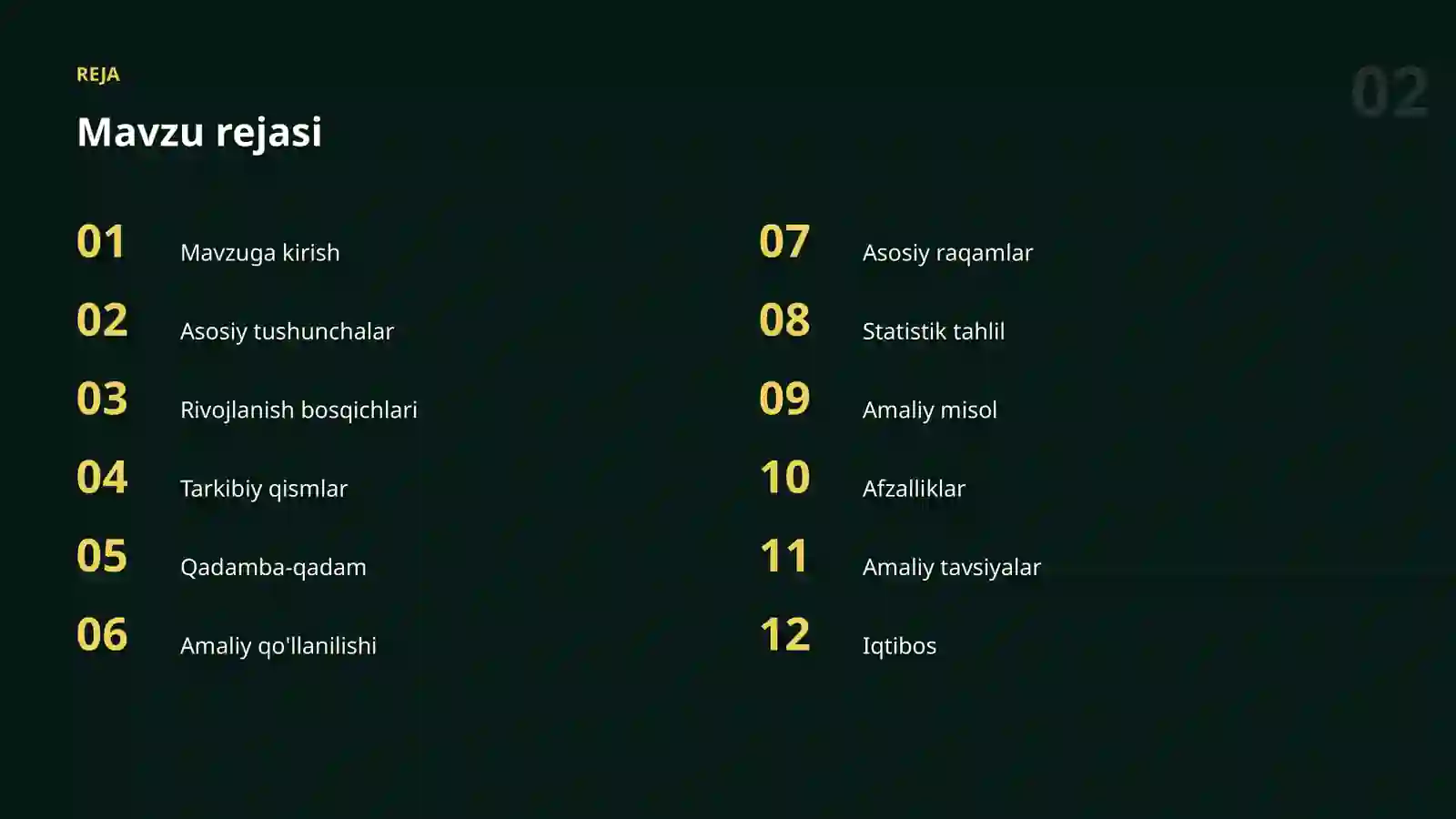 MODELLARNI BAHOLASH 2
