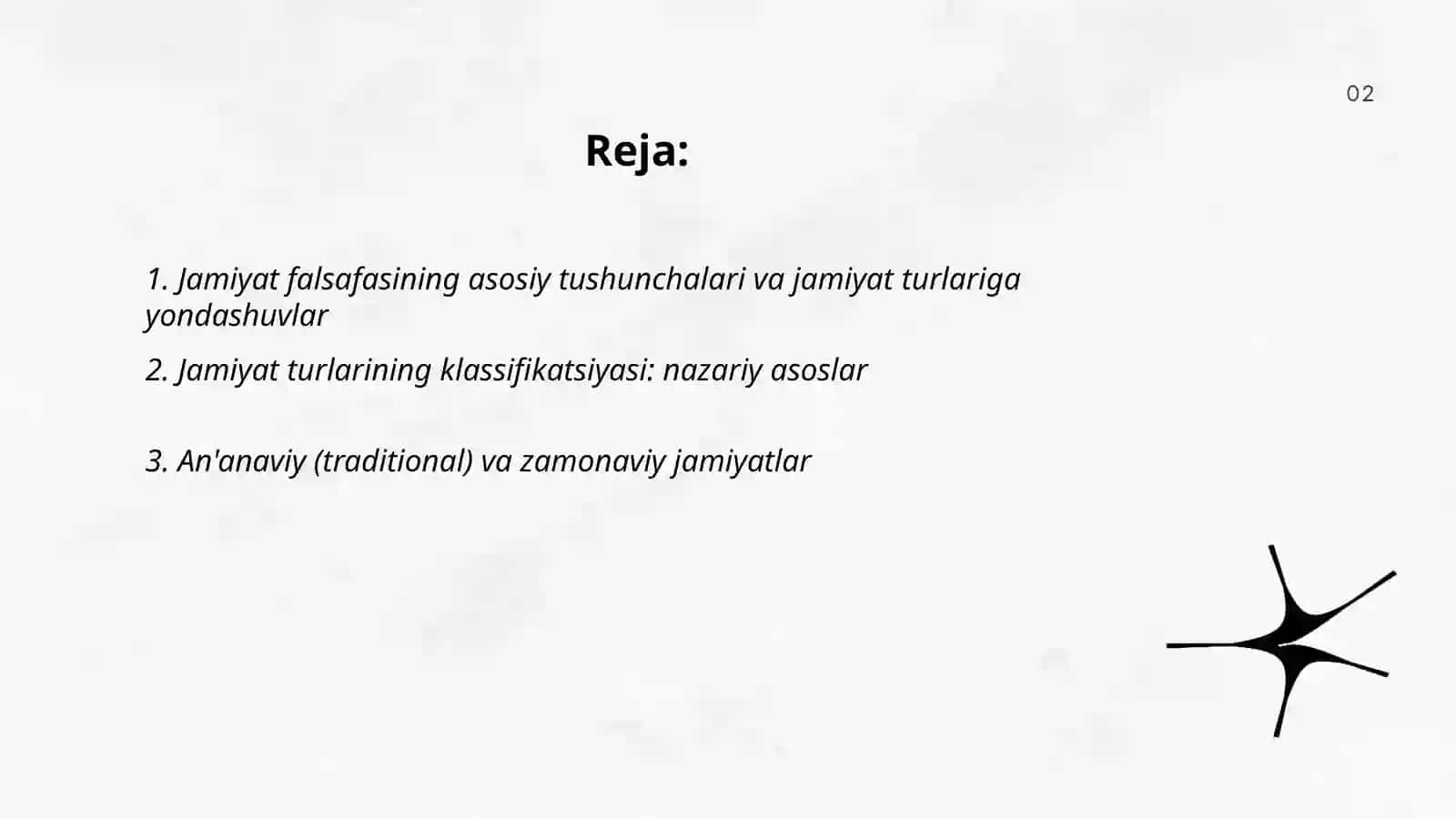 Jamiyat falsafasi.Jamiyat turlari 2