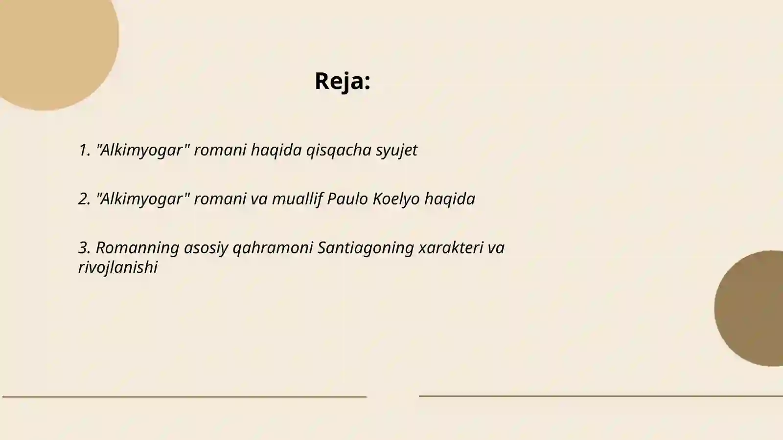 "Alkimyogar" romani haqida 2