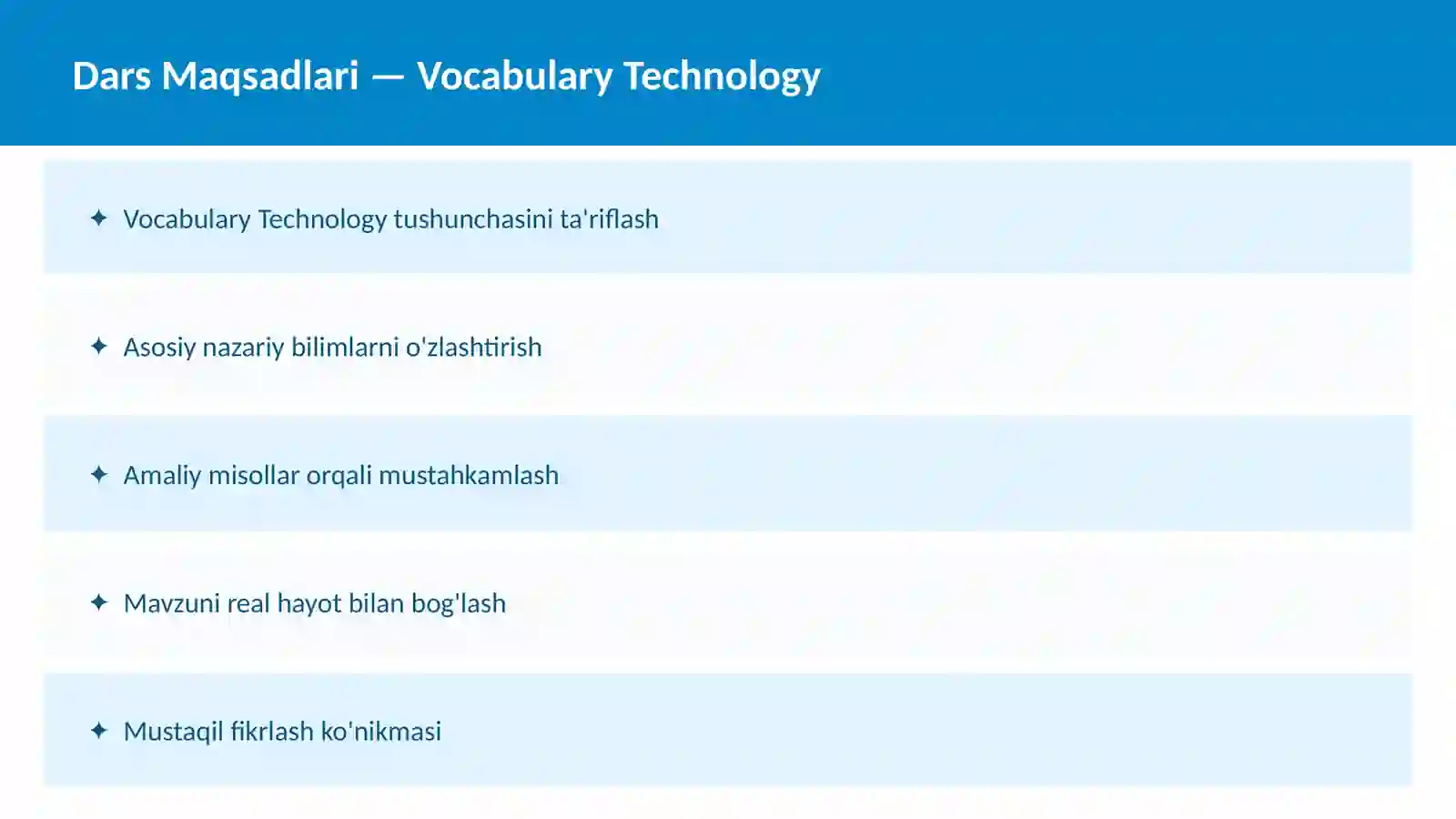 Vocabulary Education 2
